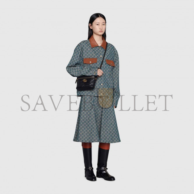 GUCCI GG MARMONT MINI BAG 672253 (19*13*7cm) GUCCI GG MARMONT MINI BAG 672253 (19*13*7cm)